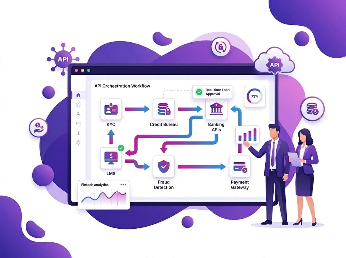 API-Orchestrated Lending: How do the systems talk in real-time?
